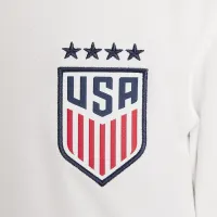 USWNT 2024 Stadium Home Big дитячі Nike Dri-FIT Soccer Long-Sleeve Replica Jersey колір білий