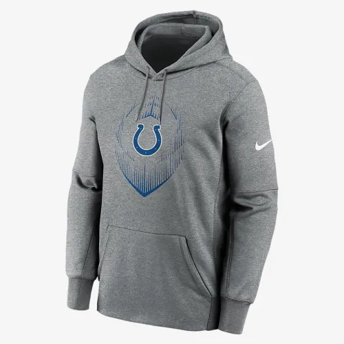 Indianapolis Colts Icon Men’s Nike Therma NFL Pullover Толстовка з капюшоном колір сірий
