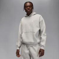 Nike Jordan Brooklyn Fleece чоловічі оверсайз Pullover Толстовка з капюшоном колір сірий