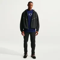 Nike Tech мужские Shori Knit Full-Zip Windrunner Куртка цвет черный