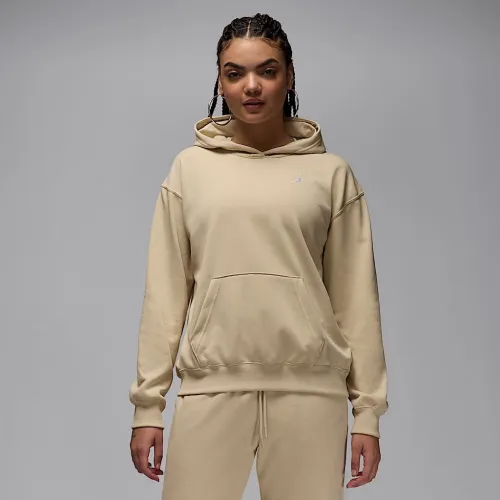 Nike Jordan Brooklyn Fleece жіноча Pullover Толстовка з капюшоном колір коричневий