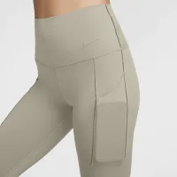 Nike Universa жіноча Medium-Support З високою талією 7/8 лосіни з кишенямиколір зелений