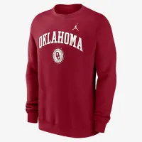 Nike Oklahoma Sooners Arched Seal чоловічі Jordan College Pullover Crew колір червоний