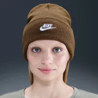Nike Peak Futura Beanie колір коричневий