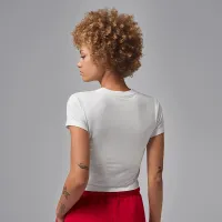 Nike Jordan Essentials женская футболка цвет белый