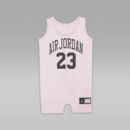 Nike Jordan Baby (0-9M) Jersey Romper Pink