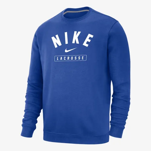 Nike Lacrosse мужские Crew-Neck свитшот синий