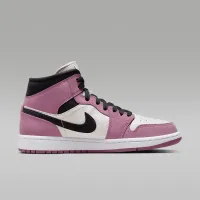Nike Air Jordan 1 Mid SE женская Кроссовки цвет фиолетовый