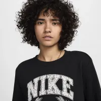 Nike Sportswear Club Fleece жіноча Crew-Neck світшот колір чорний