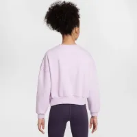 Nike Sportswear Club Fleece Girls' Boxy Crew-Neck свитшот цвет фиолетовый