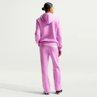 Nike Sportswear Phoenix Fleece женская Mid-Rise Open-Hem Pants цвет фиолетовый