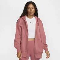 Nike Sportswear Phoenix Fleece женская оверсайз Full-Zip Толстовка с капюшоном Pink