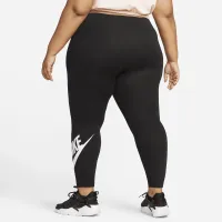 Nike Sportswear Classics женская С высокой Талией Graphic лосины (большие размеры) цвет черный