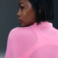 Nike Sportswear Chill Knit жіноча Slim Long-Sleeve Mock-Neck футболка Pink