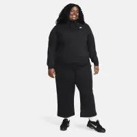Nike Sportswear Club Fleece жіноча Funnel-Neck Толстовка з капюшоном (великі розміри) колір чорний