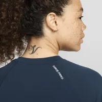Nike Pro жіноча Dri-FIT Long-Sleeve Top блакитний