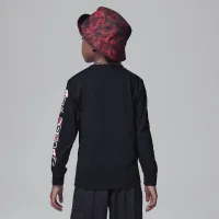 Nike Jordan Air Stacked Long Sleeve Tee Little Kids футболка цвет черный