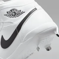 Nike Jordan 1 Retro Metal чоловічі бейсбольні бутси колір білий