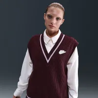 Nike Sportswear женская Waffle-Knit Vest цвет красный