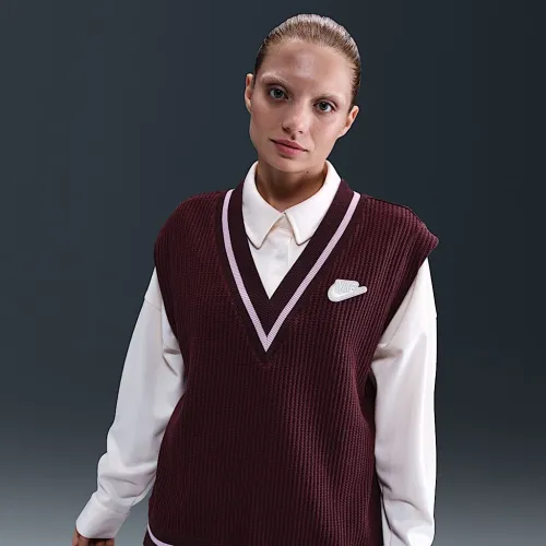 Nike Sportswear женская Waffle-Knit Vest цвет красный