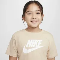 Nike Club Little детские Boxy Tee цвет коричневый