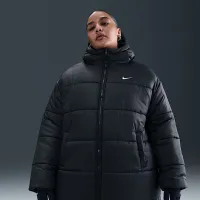 Nike Sportswear Classic женская Therma-FIT Loose Parka (большие размеры) цвет черный