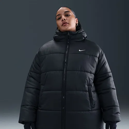 Nike Sportswear Classic женская Therma-FIT Loose Parka (большие размеры) цвет черный