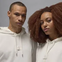 Nike Jordan Flight Fleece мужские Pullover Толстовка с капюшоном цвет белый