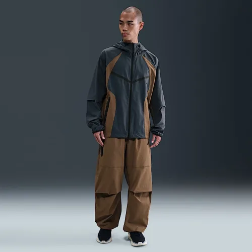 Nike Tech чоловічі Woven оверсайз Pants колір коричневий