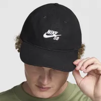 Nike SB Club Unstructuколір червоний Skate Cap колір чорний