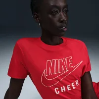 Nike Swoosh женская Cheer футболка цвет красный