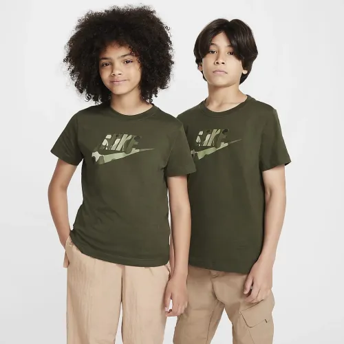 Nike Sportswear Big детские футболка цвет зеленый