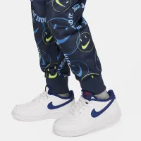 Nike Smiley Swoosh Printed Tricot набор Toddler Tracksuit синий