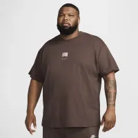 Nike Sportswear мужские Max90 футболка цвет коричневый