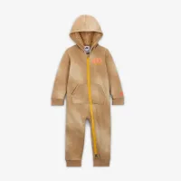 Nike Sportswear Powder Play Baby (12-24M) Lightweight Fleece Coverall цвет коричневый