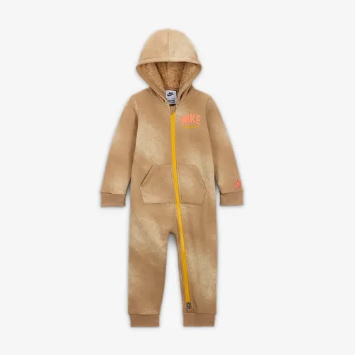 Nike Sportswear Powder Play Baby (12-24M) Lightweight Fleece Coverall цвет коричневый