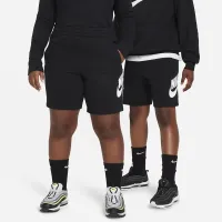 Nike Sportswear Club Fleece Big дитячі French Terry шорти (Extended Size) колір чорний