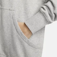 Nike Sportswear Phoenix Fleece жіноча оверсайз Full-Zip Толстовка з капюшоном колір сірий