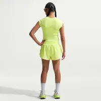 Nike Tempo Swoosh женская Dri-FIT Cap-Sleeve Running Top Yellow