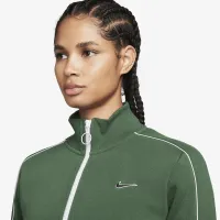Nike Sportswear женская Fleece Track Top цвет зеленый