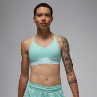 Nike Jordan Sport Indy женская Light Support Sports Bra цвет зеленый