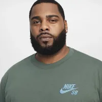 Nike SB футболка цвет зеленый