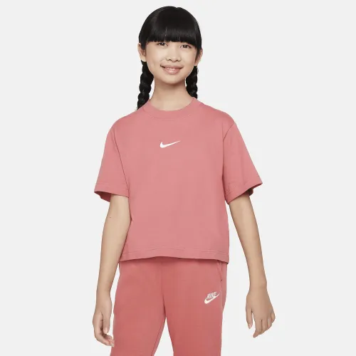 Nike Sportswear Big дитячі (Girls') футболка колір червоний