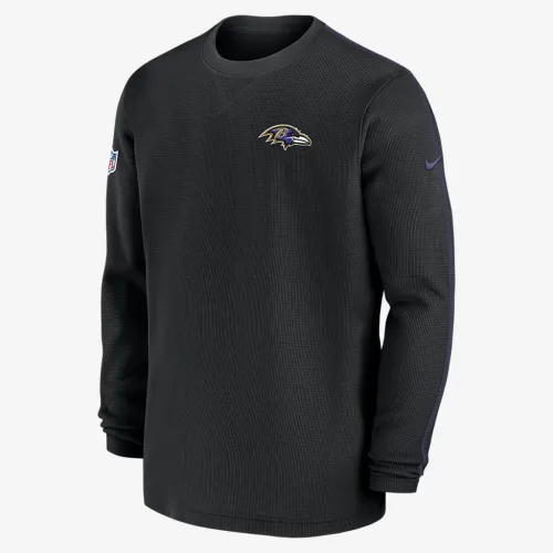 Baltimore Ravens Sideline Coach Men’s Nike NFL Long-Sleeve Top колір чорний