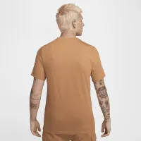 Nike Sportswear Club мужские футболка цвет коричневый