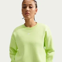 Nike Sportswear Phoenix Fleece женская оверсайз Crew-Neck свитшот Yellow
