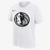 Dallas Mavericks Essential City Edition Big детские Nike NBA футболка цвет белый