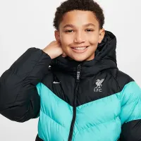 Liverpool FC Big дитячі Nike Soccer Synthetic-Fill Hooded Куртка колір чорний