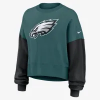 Philadelphia Eagles жіноча Nike NFL Pullover Crew колір зелений