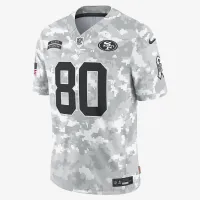 Jerry Rice San Francisco 49ers Salute to Service чоловічі Nike Dri-FIT NFL Limited Jersey колір білий